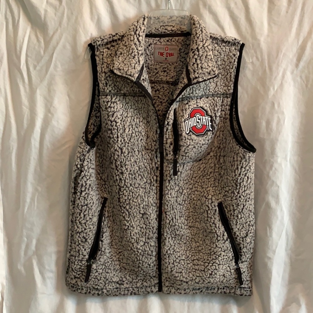 Ohio State vest. Barely worn. Great to go to games in.